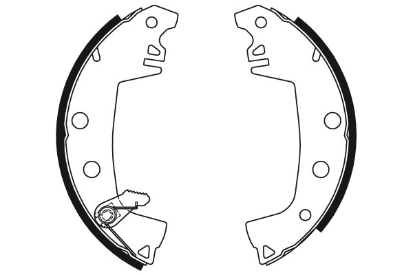 Piduriklotside komplekt TRW GS8316