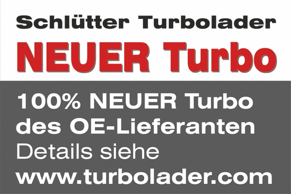 SCHLÜTTER TURBOLADER 172-04890