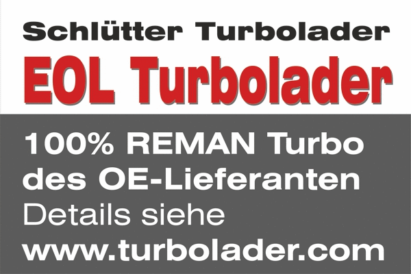 SCHLÜTTER TURBOLADER 172-11114EOL