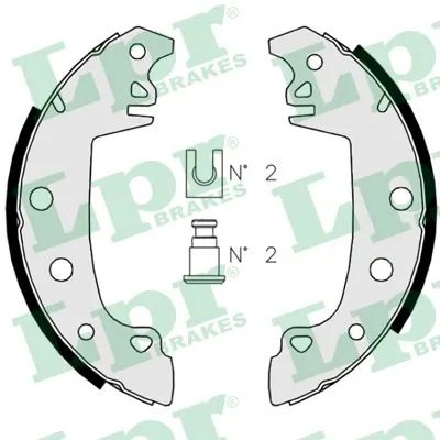 Piduriklotside komplekt LPR 02850