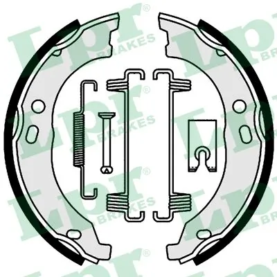 Piduriklotside komplekt, seisupidur LPR 01003