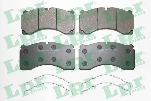 Piduriklotsi komplekt, ketaspidur LPR 05P1175