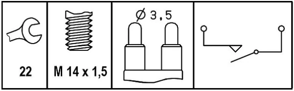 Lüliti, tagurdustuli HELLA 6ZF 008 621-341