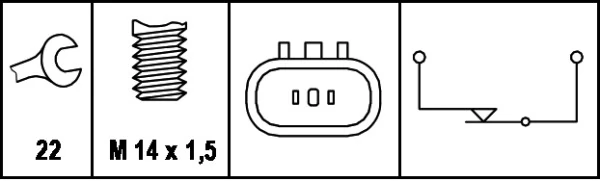 Lüliti, tagurdustuli HELLA 6ZF 008 621-041