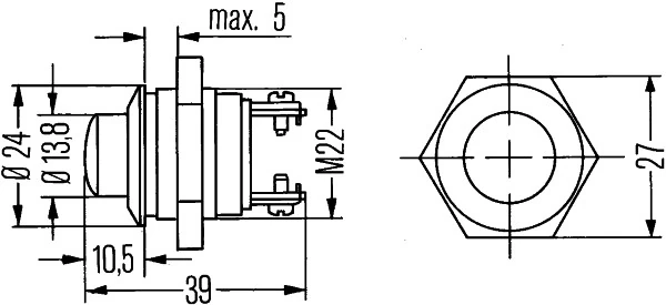 Süüte-/stardilüliti HELLA 6JF 001 571-001