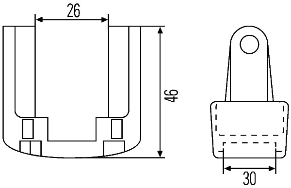 Kinnitus HELLA 8HG 990 263-001