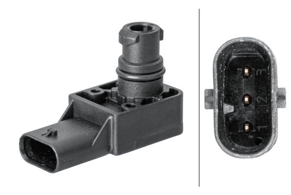 Andur, kompressorirõhk HELLA 6PP 358 152-111