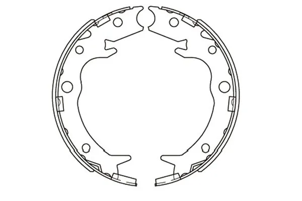 Piduriklotside komplekt KAVO PARTS KBS-2908