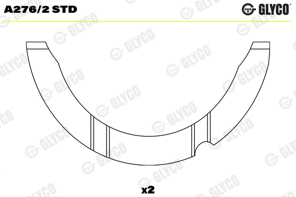 Distantsseib, väntvõll GLYCO A276/2 STD