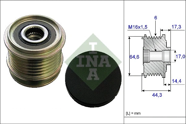 Generaatori vabakäik Schaeffler INA 535 0130 10