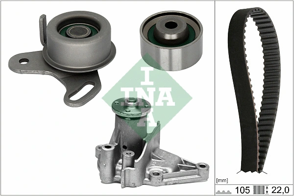 Veepump + hammasrihmakomplekt Schaeffler INA 530 0427 31