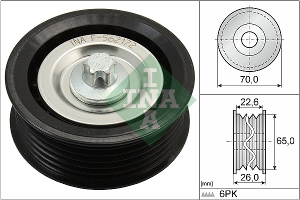 Seade-/juhtrull, soonrihm Schaeffler INA 532 0531 10