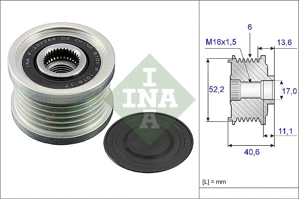 Generaatori vabakäik Schaeffler INA 535 0044 10