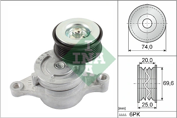 Rihmapinguti, soonrihm Schaeffler INA 534 0457 10