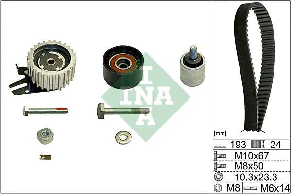 Hammasrihma komplekt Schaeffler INA 530 0619 10