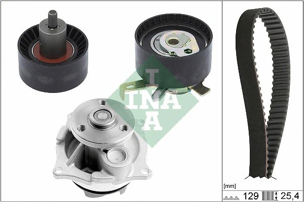 Veepump + hammasrihmakomplekt Schaeffler INA 530 0066 30
