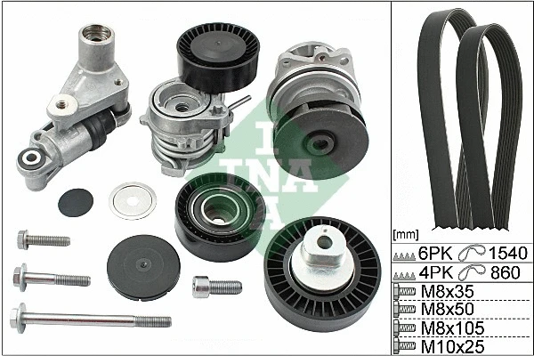 Veepump+ soonrihmakomplekt Schaeffler INA 529 0053 30