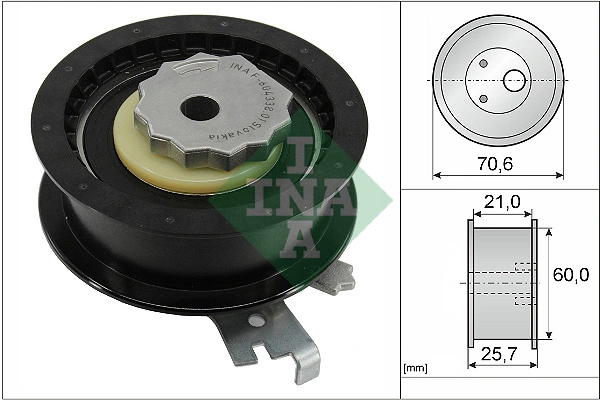 Pingutusrull, Hammasrihm Schaeffler INA 531 0882 10