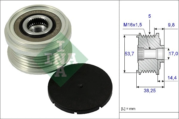 Generaatori vabakäik Schaeffler INA 535 0242 10
