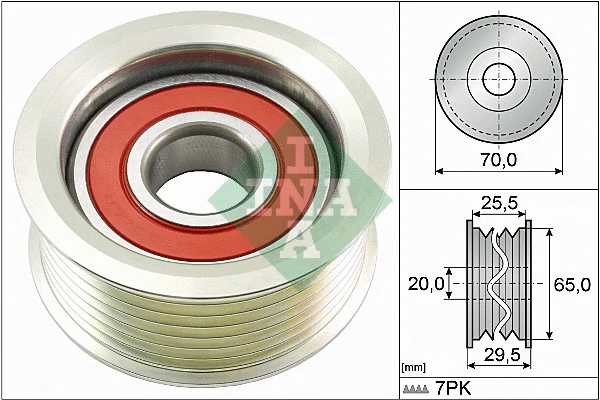 Seade-/juhtrull, soonrihm Schaeffler INA 532 0803 10