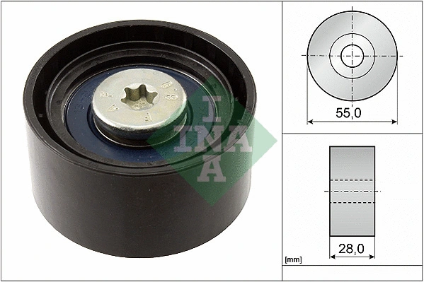 Seade-/juhtrull, soonrihm Schaeffler INA 532 0556 10