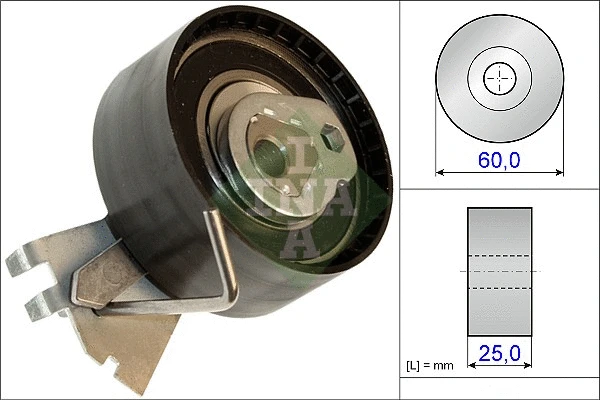 Pingutusrull, Hammasrihm Schaeffler INA 531 0572 10