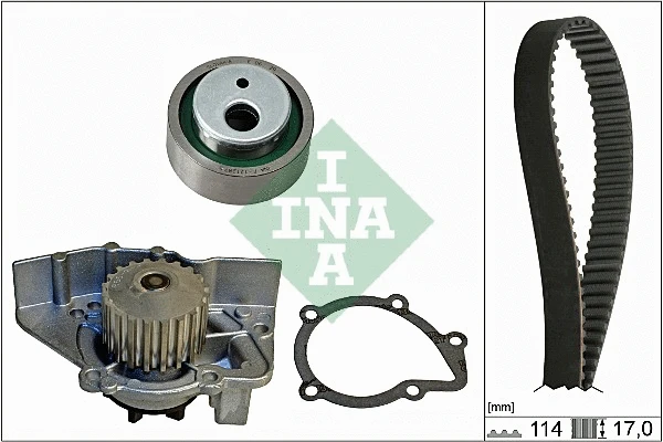 Veepump + hammasrihmakomplekt Schaeffler INA 530 0258 30
