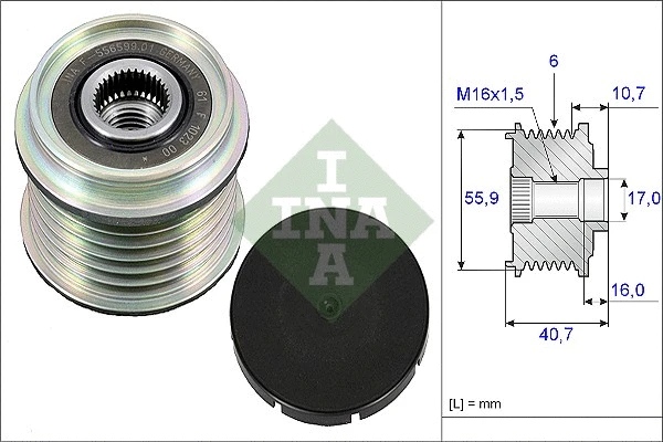 Generaatori vabakäik Schaeffler INA 535 0028 10