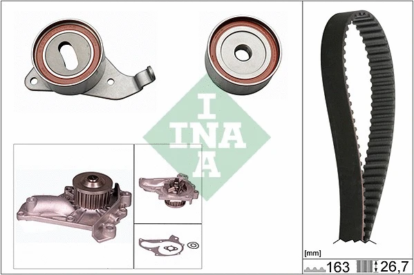 Veepump + hammasrihmakomplekt Schaeffler INA 530 0268 30
