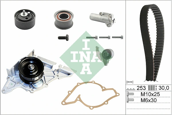 Veepump + hammasrihmakomplekt Schaeffler INA 530 0179 33