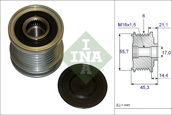 Generaatori vabakäik Schaeffler INA 535 0036 10