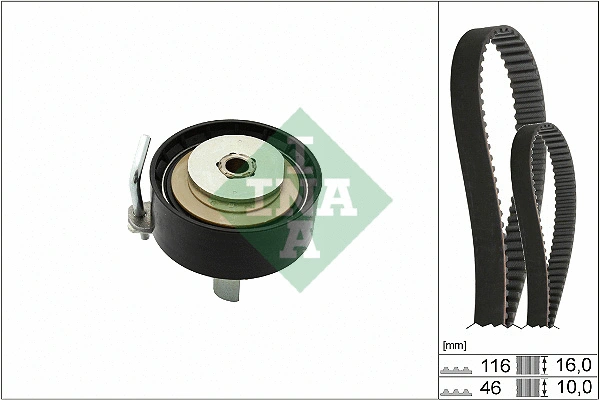 Hammasrihma komplekt Schaeffler INA 530 0700 10