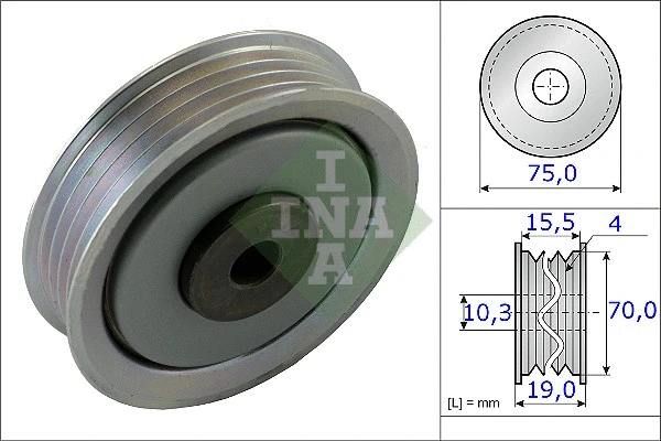 Pingutusrull, soonrihm Schaeffler INA 531 0845 10