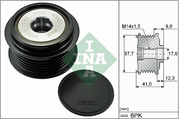 Generaatori vabakäik Schaeffler INA 535 0313 10