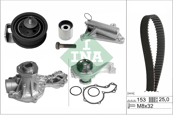 Veepump + hammasrihmakomplekt Schaeffler INA 530 0359 30