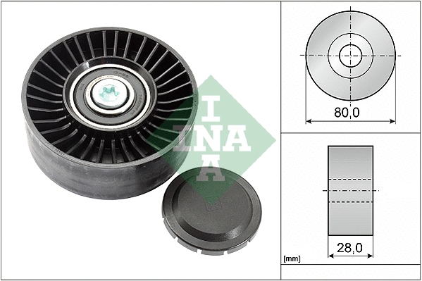 Seade-/juhtrull, soonrihm Schaeffler INA 532 0515 10