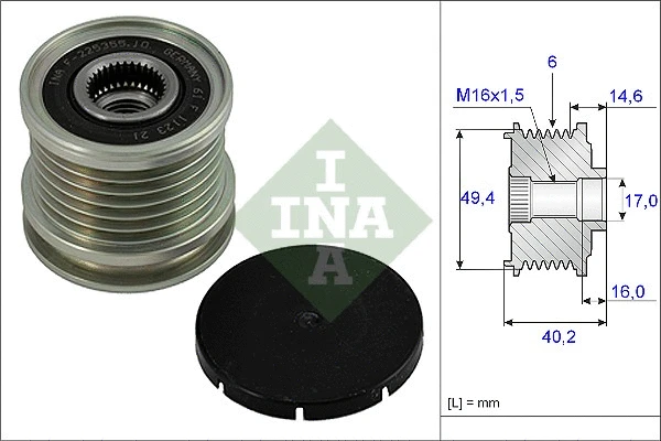 Generaatori vabakäik Schaeffler INA 535 0001 10