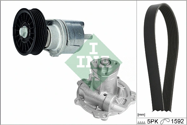 Veepump+ soonrihmakomplekt Schaeffler INA 529 0161 31