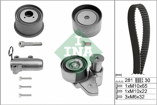 Hammasrihma komplekt Schaeffler INA 530 0480 10