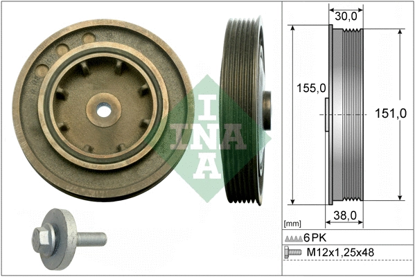 rihmratta komplekt, väntvõll Schaeffler INA 544 0101 20