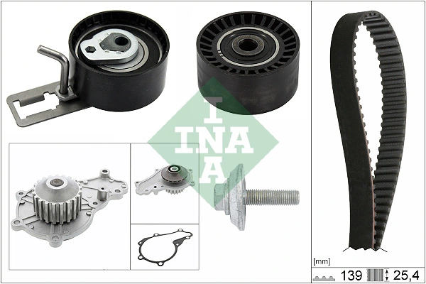 Veepump + hammasrihmakomplekt Schaeffler INA 530 0577 30