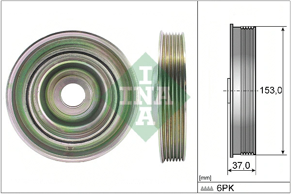 Rihmaratas, väntvõll Schaeffler INA 544 0097 10
