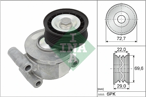 Rihmapinguti, soonrihm Schaeffler INA 534 0249 10