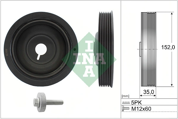 rihmratta komplekt, väntvõll Schaeffler INA 544 0054 20