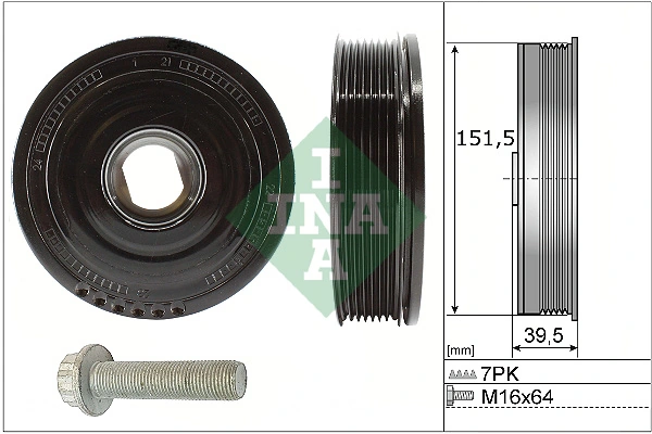 rihmratta komplekt, väntvõll Schaeffler INA 544 0177 20