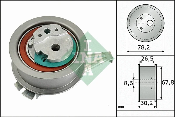 Pingutusrull, Hammasrihm Schaeffler INA 531 0894 10