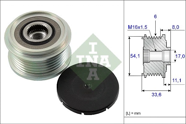 Generaatori vabakäik Schaeffler INA 535 0059 10