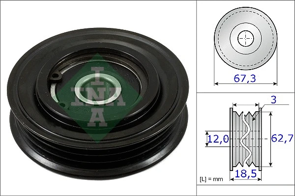 Pingutusrull, soonrihm Schaeffler INA 531 0861 10