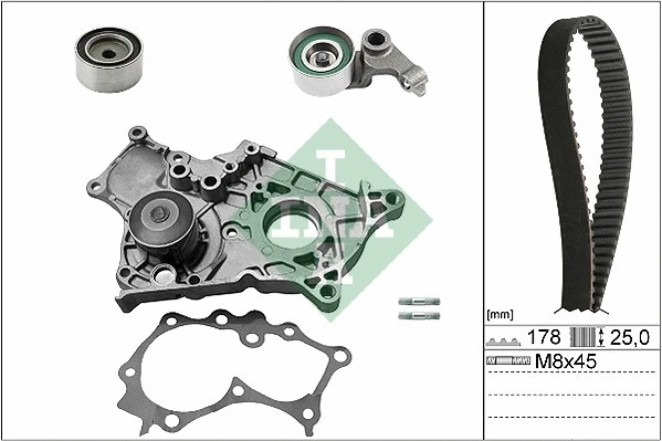 Veepump + hammasrihmakomplekt Schaeffler INA 530 0422 30