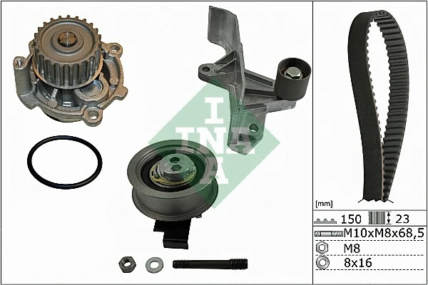Veepump + hammasrihmakomplekt Schaeffler INA 530 0546 31